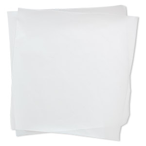 Non-stick sheet, Teflon&reg;, white, 6-inch square. Sold per pkg of 2.