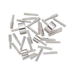 Wire jig peg set, Thing-A-Ma-Jig, aluminum and plastic, clear, with 30 pegs and fasteners. Sold per 30-piece set.