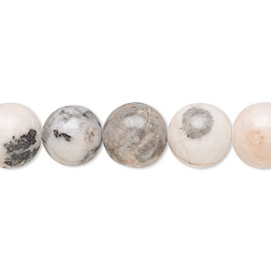 Bead, desert pink marble (natural), 9-10mm round, B grade, Mohs hardness 3. Sold per 15-1/2&quot; to 16&quot; strand.