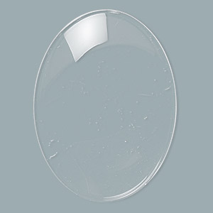 plug Veronderstelling Berouw Cabochon, glass, transparent clear, 40x30mm non-calibrated oval. Sold per  pkg of 4. - Fire Mountain Gems and Beads