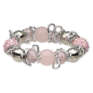 Stretch Bracelets Pinks Everyday Jewelry