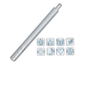 Replacement T-pin for hole punch, nickel-plated steel, (1) 2-3/8x1-1/8x1/4 inch  T-shaped 1.5mm pin and (1) 2-3/8x1-1/8x1/4 inch T-shaped 2mm pin. Sold per  pkg of 2. - Fire Mountain Gems and Beads