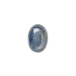 Cabochon, kyanite (stabilized), 14x10mm calibrated oval, C grade, Mohs hardness 4 to 7-1/2. Sold individually.