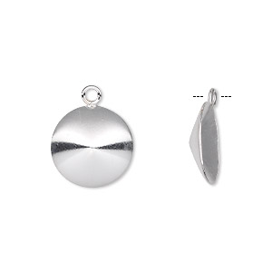 Drop Settings Sterling Silver Silver Colored