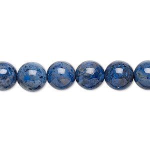 Bead, dumortierite (natural), 8mm round, B grade, Mohs hardness 7. Sold per 15-1/2&quot; to 16&quot; strand.