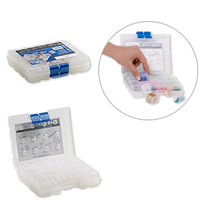 Organizer, Tiny Containers™, Bead Storage Solutions™, plastic