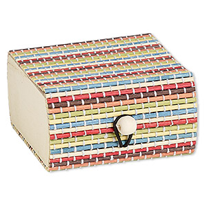 Gift and Presentation Boxes Bamboo Multi-colored