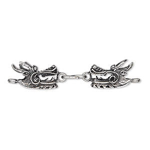 Necklace Antique Silver Necklace Dragon Clasp Dragon Head Clasp for Bracelet 