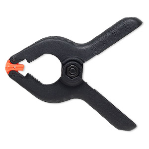 2 Inch Black Muslin Clamps for Sorts of Projects DR.Machinist 20-piece Spring Clamps Nylon Clamps with Orange Clamp Ends 