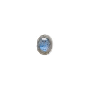 Cabochon, labradorite (natural), 10x8mm hand-cut calibrated oval, A- grade, Mohs hardness 6 to 6-1/2. Sold individually.