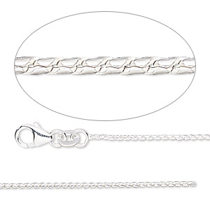Chain Necklaces Sterling Silver-Filled Silver Colored