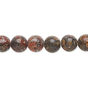 Bead, leopardskin jasper (natural), 8mm round, B grade, Mohs hardness 6-1/2 to 7. Sold per 15-1/2&quot; to 16&quot; strand.