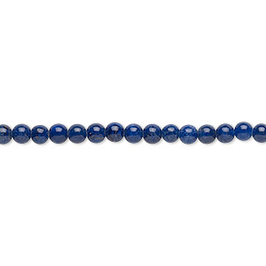Bead, lapis lazuli (natural), 3mm round, B grade, Mohs hardness 5 to 6. Sold per 15-1/2&quot; to 16&quot; strand.