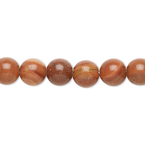 Beads Grade B Red "Malachite"