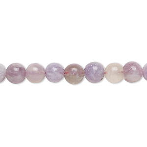 Bead, plum tourmaline (natural), 6mm round, B Grade, Mohs hardness 7 to 7-1/2. Sold per 15-1/2&quot; to 16&quot; strand, approximately 68 beads.