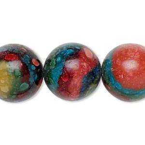 Beads Rainbow Stone Multi-colored