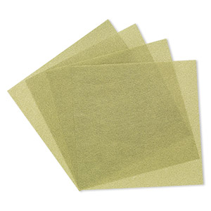 3M&#153; Wetordry&#153; Polishing Paper, silicon carbide, green, 400 grit, 5x5-inch square. Sold per pkg of 4.