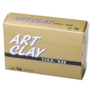 Art Clay&reg;, 22Kt gold. Sold per 3-gram pkg.