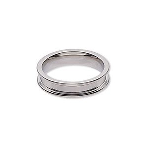 Ring Settings Stainless Steel Silver Colored