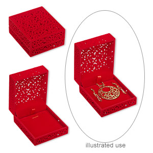 Gift and Presentation Boxes Velveteen Reds