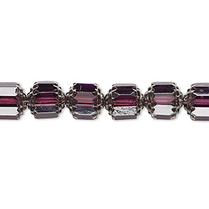 Bead, Czech glass, light purple and metallic light purple, 8mm round cathedral. Sold per 15-1/2&quot; to 16&quot; strand.