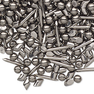 Tumbling shot, mirror-polished stainless steel, flattened ball / diagonals / pins. Sold per 1-pound pkg.