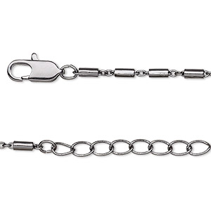 Chain Necklaces Gunmetal Greys