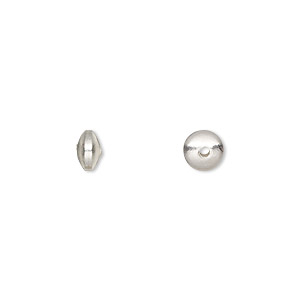 Spacer Beads Sterling Silver Silver Colored