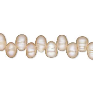 Pearl, cultured freshwater, mauve, 6x4mm-8x5mm top-drilled rice, C grade, Mohs hardness 2-1/2 to 4. Sold per 15-inch strand.