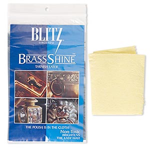 Shine cloth, Blitz&reg; BrassShine&#153; Tarnish Eater, 14x11-inch rectangle. Sold individually.
