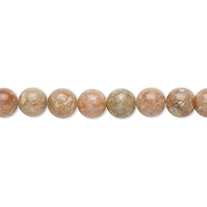Bead, autumn jasper (natural), 6mm round, B grade, Mohs hardness 6-1/2 to 7. Sold per 15-1/2&quot; to 16&quot; strand.