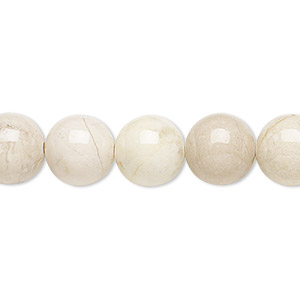 Bead, riverstone (coated), 10mm round, B grade, Mohs hardness 3-1/2. Sold per 15-1/2&quot; to 16&quot; strand.