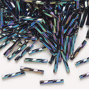 Bugle Beads Glass Multi-colored