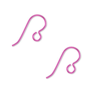 Hook Ear Wire Findings Niobium Pinks