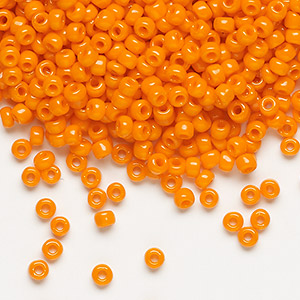 Seed Beads Glass Oranges / Peaches