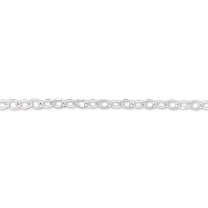 Unfinished Chain Sterling Silver Silver Colored
