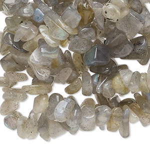 Bead, labradorite (natural), small chip, Mohs hardness 6 to 6-1/2. Sold per 36-inch strand.