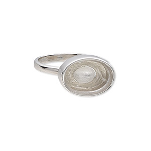 Ring Settings Sterling Silver Silver Colored