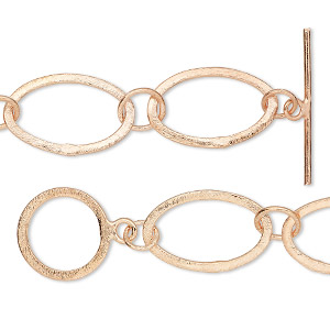 Chain Necklaces Copper Copper Colored