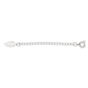 Chain Extenders Stainless Steel Silver Colored