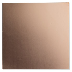 Sheet, copper, half-hard, 6x6-inch square, 22 gauge. Sold individually.