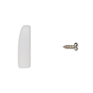 Replacement jaw, EUROTOOL&reg;, nylon and stainless steel, clear. Sold per 2-piece set.