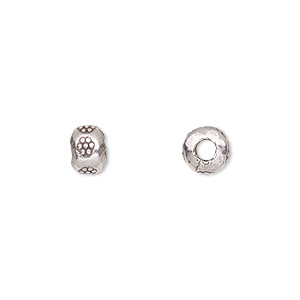 Spacer Beads Fine Silver Silver Colored
