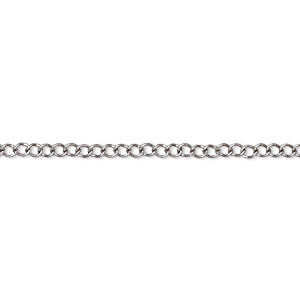 Unfinished Chain Stainless Steel Silver Colored