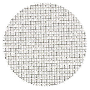 Mesh screen, stainless steel, 4-inch round. Sold individually.