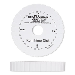 Kumihimo Disks and Plates Whites H20-5097TL
