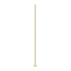 Head pin, 14Kt gold-filled, 1-1/2 inches, 24 gauge. Sold per pkg of 10.