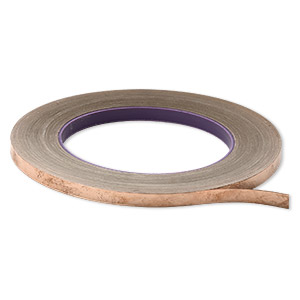 Adhesive copper foil, Venture Tape® MasterFoil™ Plus, 6.35mm wide and 1mm  thick with adhesive backing. Sold per 36-yard roll. - Fire Mountain Gems  and Beads
