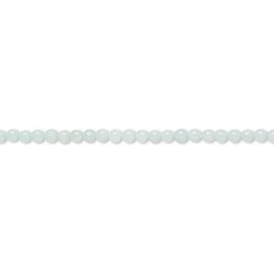 Bead, amazonite (natural), 2mm round, B grade, Mohs hardness 6 to 6-1/2. Sold per 15-1/2&quot; to 16&quot; strand.