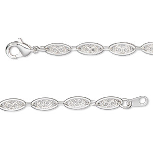 Extender chain, sterling silver, 1.5mm snake, 1-1/4 inches. Sold per pkg of  2. - Fire Mountain Gems and Beads
